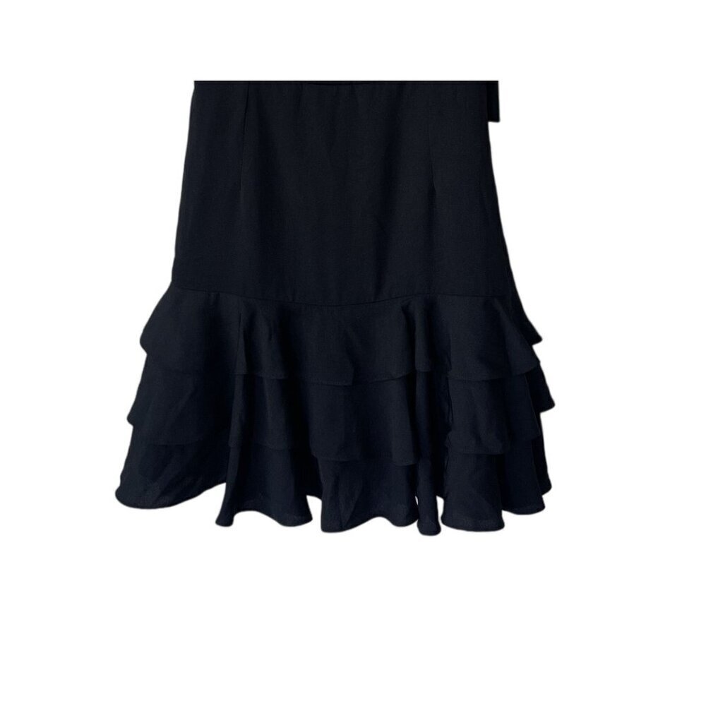 Lulu's The Best Night Dress Sz M NWT Tiered Ruffled Mini Fairy Grunge Cocktail - Picture 6 of 13